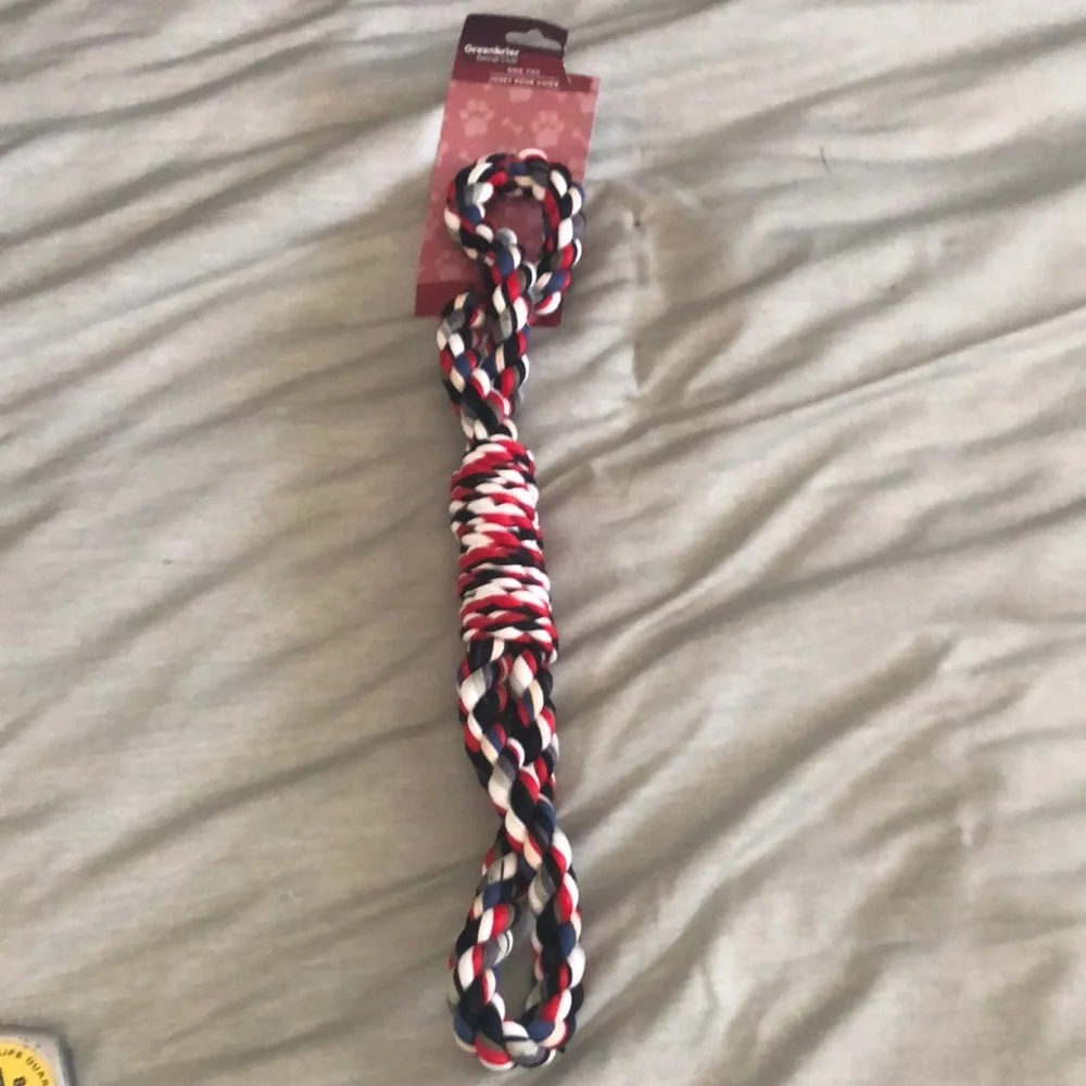 Red, White, and Blue Dog Rope Toy